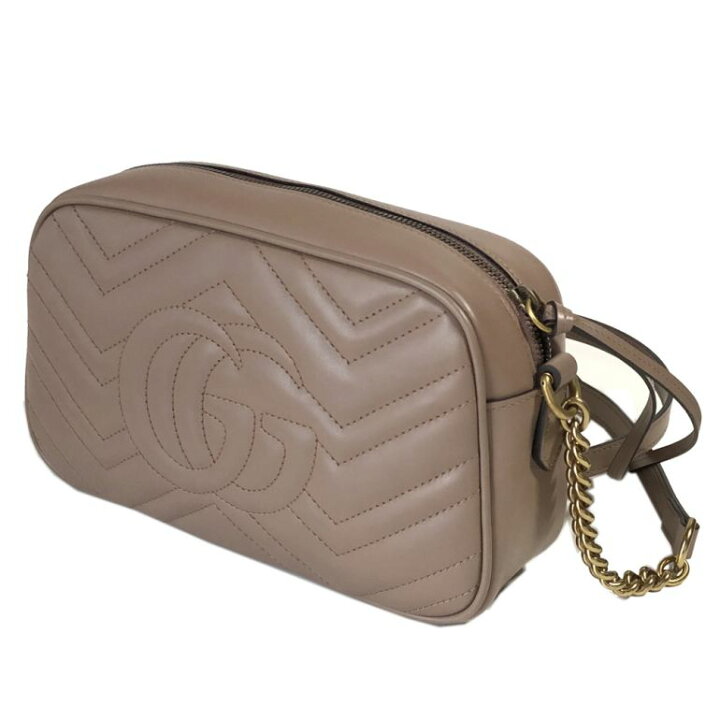 楽天市場】グッチ GUCCI バッグ レディース GGマーモント キルティング 