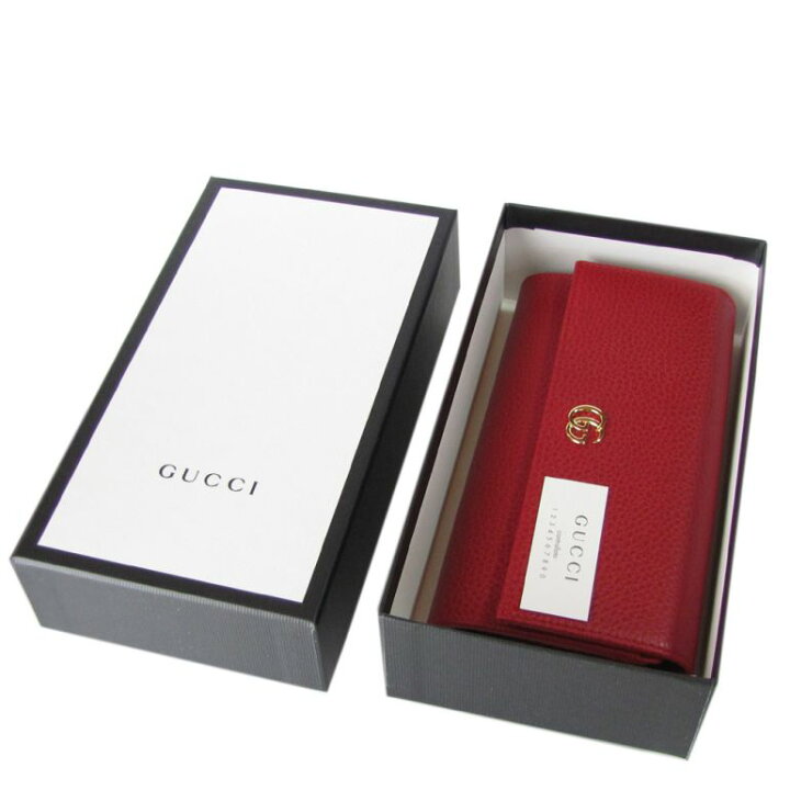 楽天市場】グッチ GUCCI 長財布 レディース プチ マーモント ダブルG  