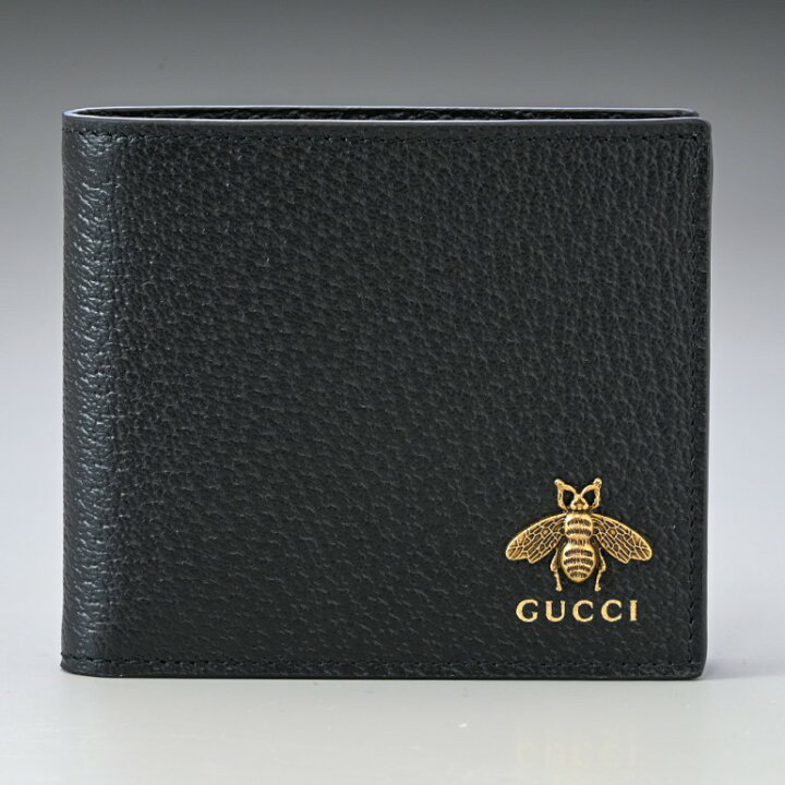 楽天市場】【名入れ可有料】グッチ GUCCI 二つ折り財布 メンズ メタル  