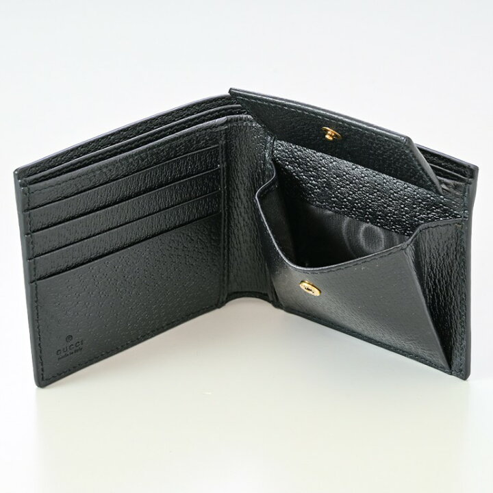楽天市場】【名入れ可有料】グッチ GUCCI 二つ折り財布 メンズ メタル  