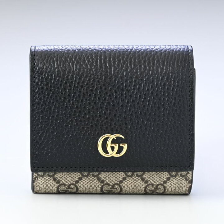 楽天市場】グッチ GUCCI 二つ折り財布 ミニ財布 レディース プチ  
