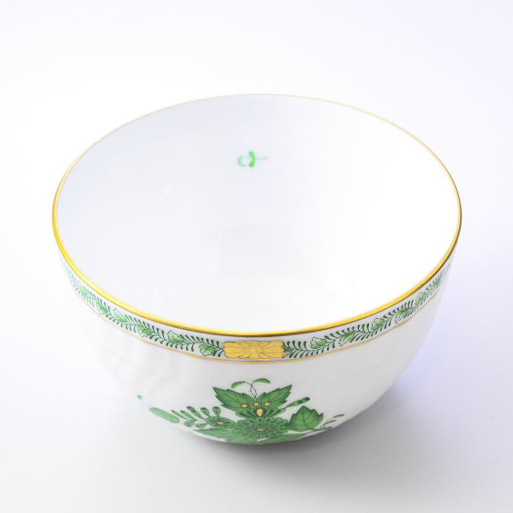 楽天市場】ヘレンド ボウル アポニー・グリーン スラップボウル 洋食器 