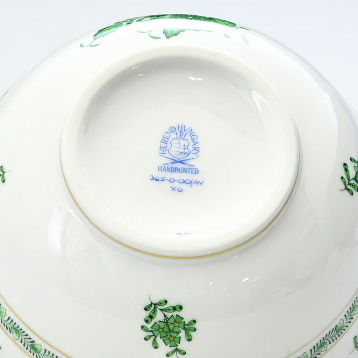 楽天市場】ヘレンド ボウル ペア 2個セット アポニー・グリーン 洋食器  