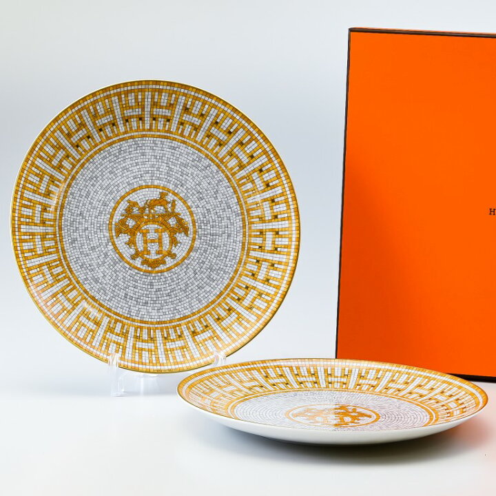 楽天市場】エルメス HERMES モザイク ヴァンキャトル 026007P 21cm 
