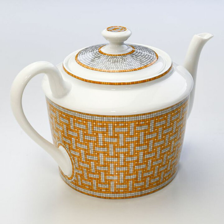 楽天市場】エルメス HERMES ティーポット モザイク AU24 ゴールド 