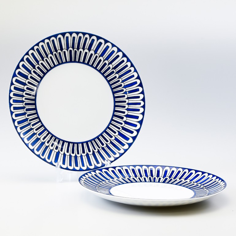 エルメス ブルーダイユール デザートプレート皿 (30007P) × 2枚