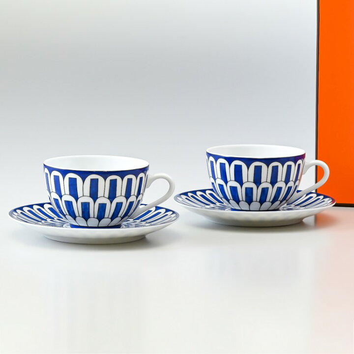 楽天市場】エルメス HERMES ブルーダイユール 030016P2 ティーカップ  