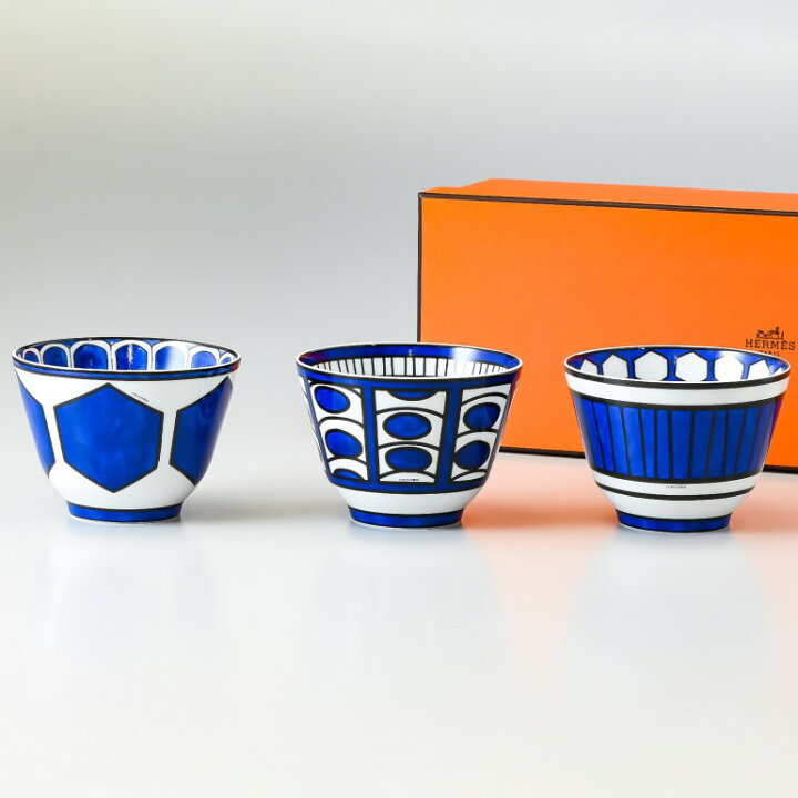 楽天市場】エルメス HERMES ブルーダイユール 030083p ラージボウル 