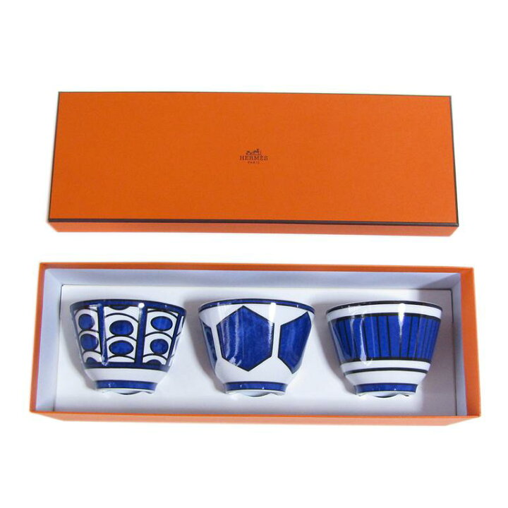 楽天市場】エルメス HERMES ブルーダイユール 030083p ラージボウル 
