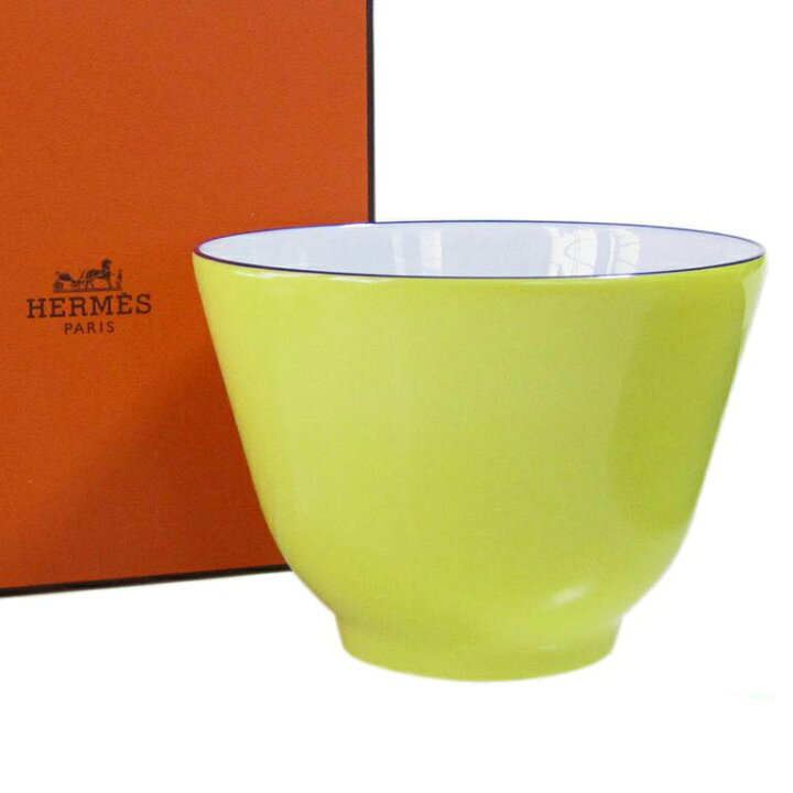 エルメス Hermes ブルーダイユール ラージボウル 10.5cm BLEUS D ｜鉢 