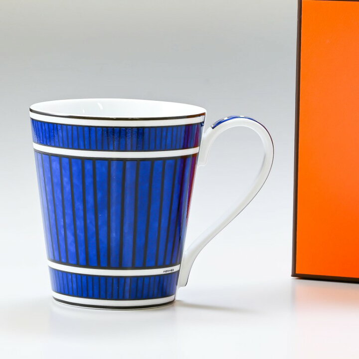 楽天市場】エルメス HERMES ブルーダイユール 030238P1 マグカップ 