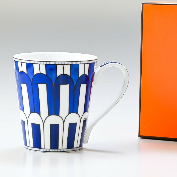 楽天市場】エルメス HERMES ブルーダイユール 030338P1 マグカップ 