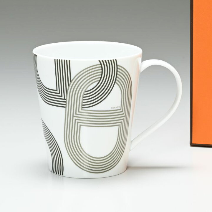 楽天市場】エルメス HERMES ラリー24 RALLYE24 マグカップ グレー  