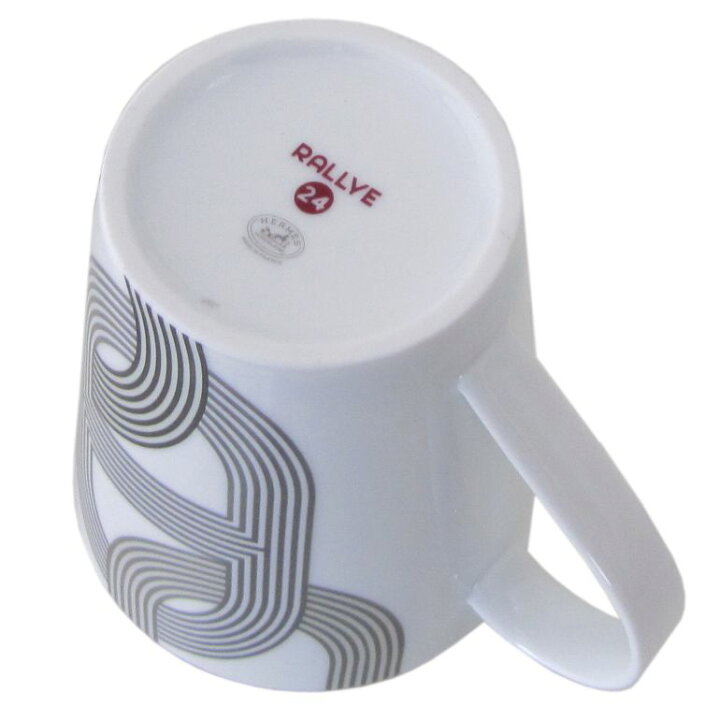 楽天市場】エルメス HERMES ラリー24 RALLYE24 マグカップ グレー  