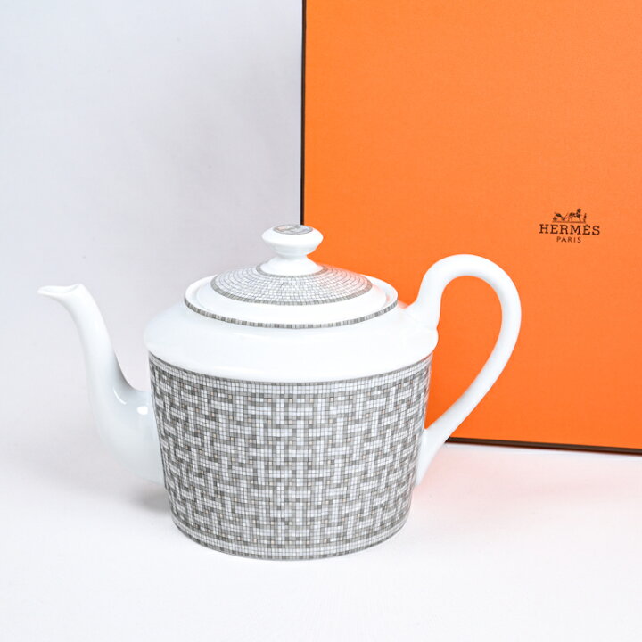 楽天市場】エルメス HERMES ティーポット モザイク ヴァンキャトル  