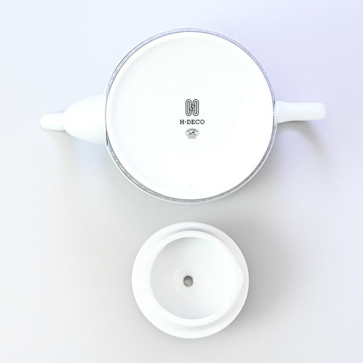 楽天市場】エルメス HERMES Hデコ ティーポット H DECO Hデコ アッシュ 