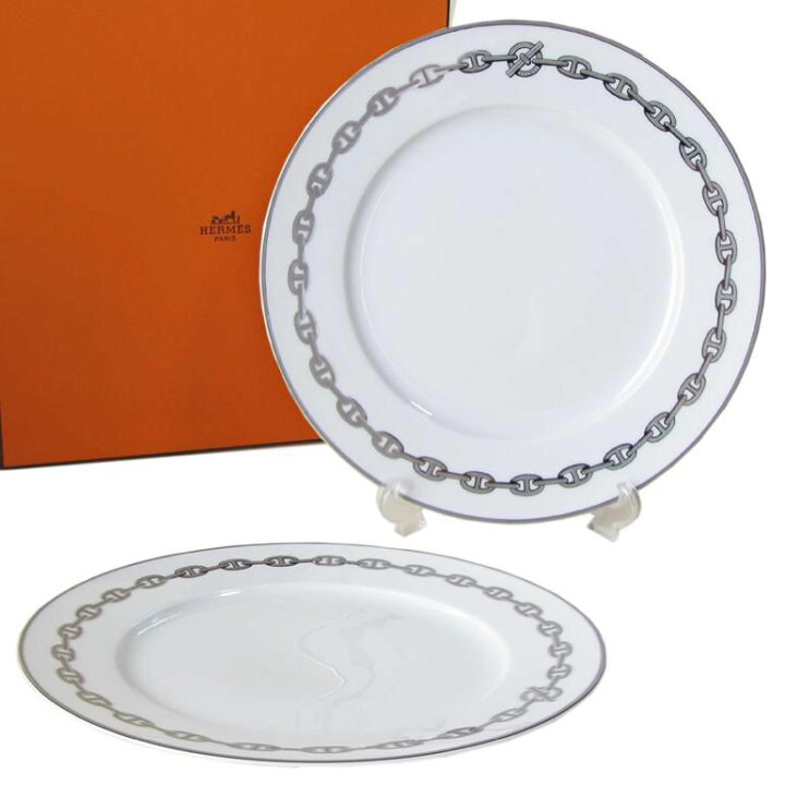 楽天市場】エルメス HERMES シェーヌダンクル プラチナ 004125p2 30cm 