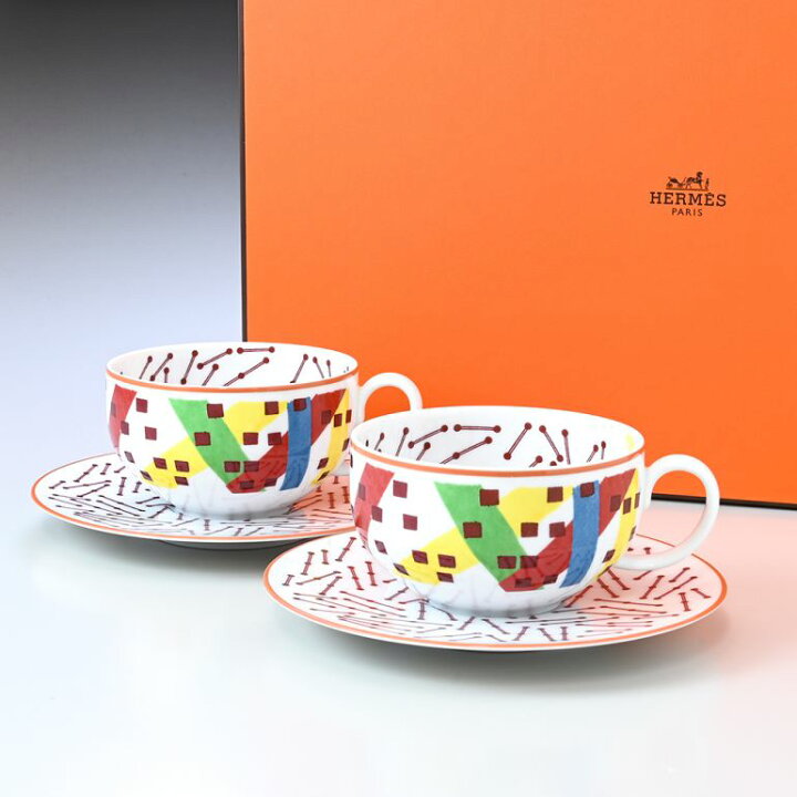 楽天市場】エルメス HERMES ティーカップ&ソーサー ペア 200ml 