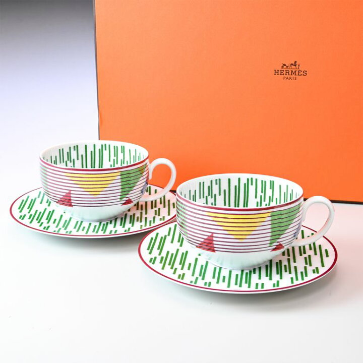 楽天市場】エルメス HERMES ティーカップ&ソーサー ペア No.2 200ml 