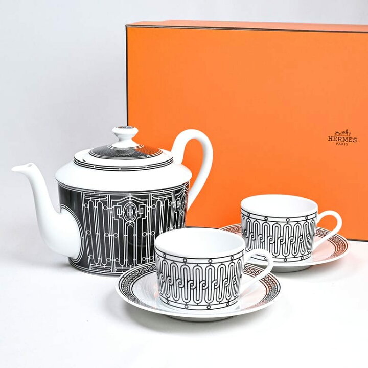楽天市場】エルメス HERMES ティーポット 850ml ティーカップ 