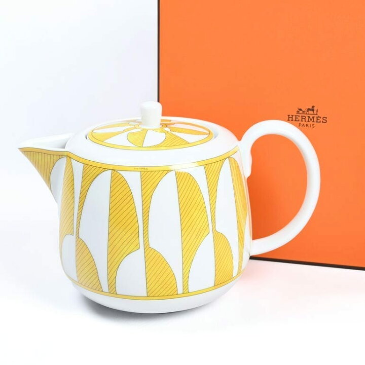 エルメス ソレイユドゥエルメス 陶器 イエロー レディース その他小物  