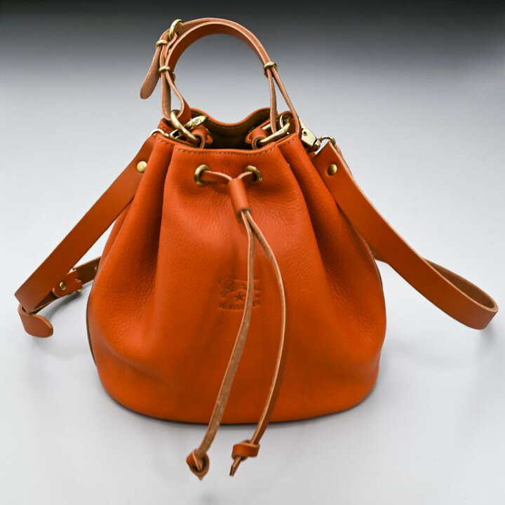 楽天市場】イルビゾンテ IL BISONTE 巾着バッグ ショルダーバッグ 2way  