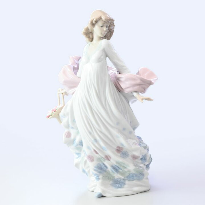 希少 リヤドロ 12437 高さ42cm 大型 フィギュリン 元箱付き LLADRO 美 
