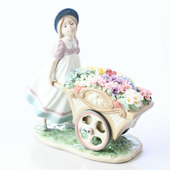 楽天市場】リヤドロ 可愛いお花屋さん フィギュア 人形 女性 リアドロ 