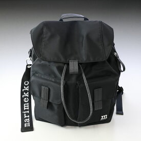 21日-24日エントリー最大20倍★マリメッコ marimekko バッグ リュック バックパック Everything Backpack L Solid ブラック 091198 009 北欧 北欧雑貨 北欧デザイン
