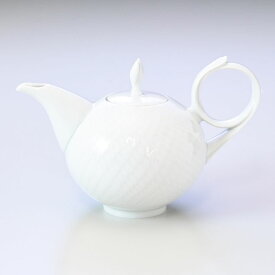 最大20倍！エントリー買いまわり6日-10日11:59★マイセン 波の戯れ ホワイト ティーポット S Meissen 000001-29722-1｜ 食器 磁器 高級 【スペシャルラッピング660円(別売り)】