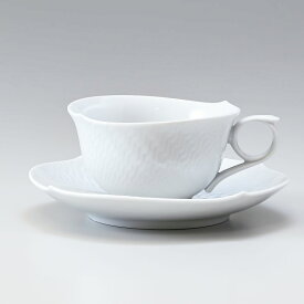 エントリー最大19倍！マイセン 波の戯れホワイト ティーカップ＆ソーサー 220ml Meissen 000001-29633-1｜ 食器 磁器 高級 【スペシャルラッピング660円(別売り)】