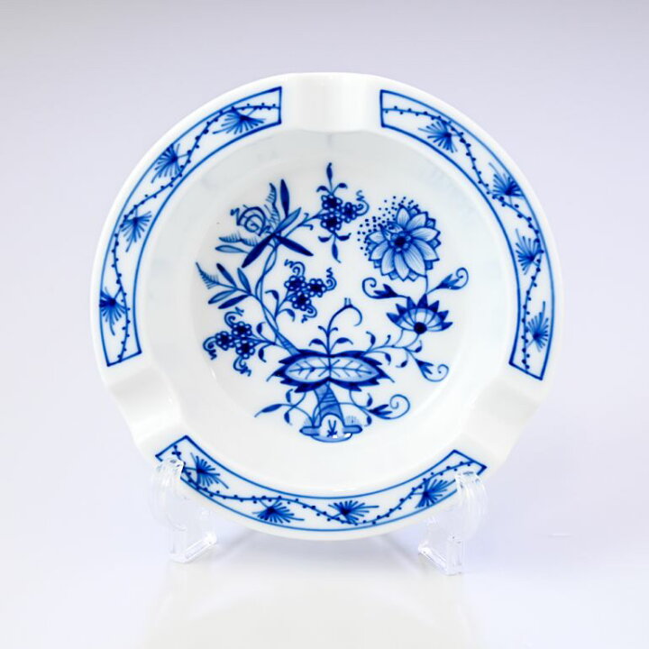 楽天市場】マイセン ブルーオニオン アッシュトレイ 灰皿 13cm Meissen 