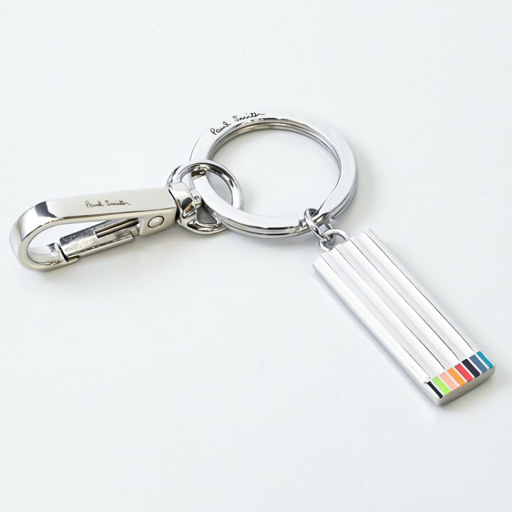 楽天市場 ポールスミス Paul Smith キーホルダー マルチストライプ エッチングプレート シルバー Keyr Eetch 97 Alevel エイレベル