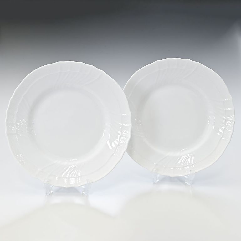 リチャードジノリ ジノリ1735 ペア 2個セット ベッキオホワイト プレート 22ｃｍ 皿 洋食器 白い食器 002RG00FPT110  0215B0 | Alevel（エイレベル）