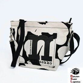 楽天スーパーロジ出荷 マリメッコ marimekko ショルダーバッグ MONO MINI CROSSBODY UNIKKO モノ ミニ ウニッコ レディース ブラック×オフホワイト 92198 092198 908 母の日 北欧雑貨 【RSL】【ラッピング不可】