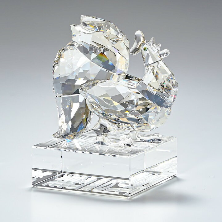 楽天市場】スワロフスキー SWAROVSKI フィギュリン 十二支 酉 鳥 鶏 