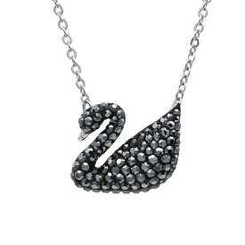 スワロフスキー SWAROVSKI ネックレス Iconic Swan アイコニックスワン ペンダント シルバー ブラック 5347329【スペシャルラッピングB対応(別売り)】