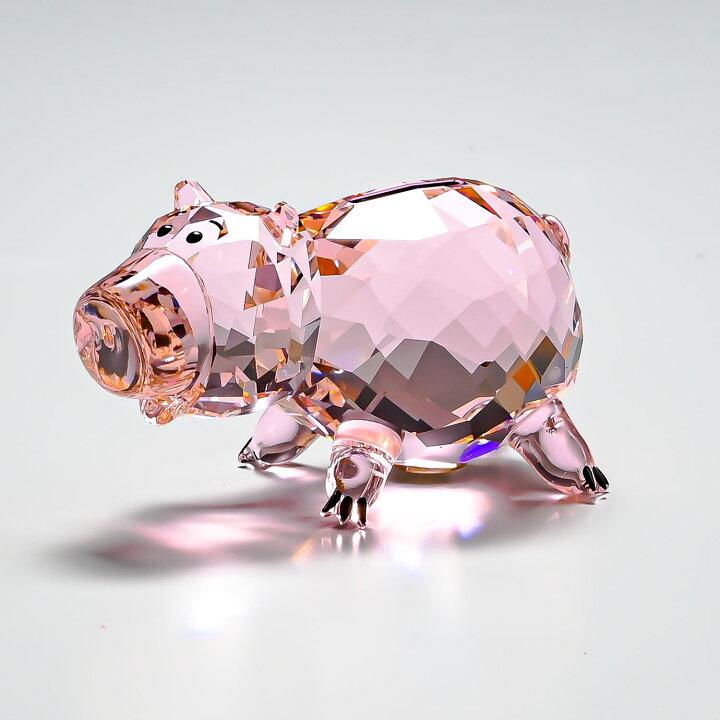 楽天市場 スワロフスキー Swarovski クリスタルフィギュア トイ ストーリー Hamm ハム Disney ディズニー オブジェ 置物 Alevel エイレベル