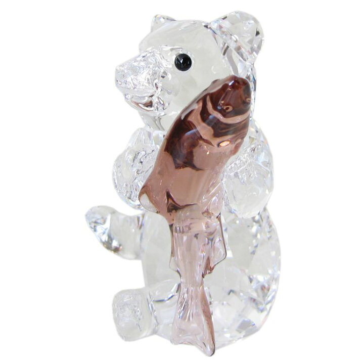 楽天市場】スワロフスキー SWAROVSKI クリスタルフィギュア クマと魚 