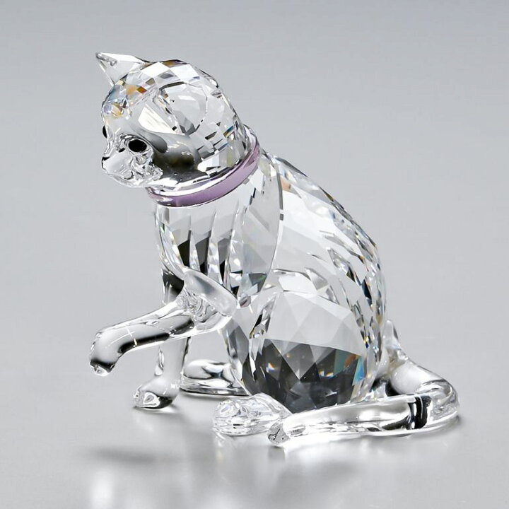 楽天市場】スワロフスキー SWAROVSKI ネコのお母さん オブジェ 置物 