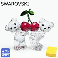 スワロフスキー SWAROVSKI クリスタルフィギュア KRISベア Always Together 5675393 インテリア オブジェ…