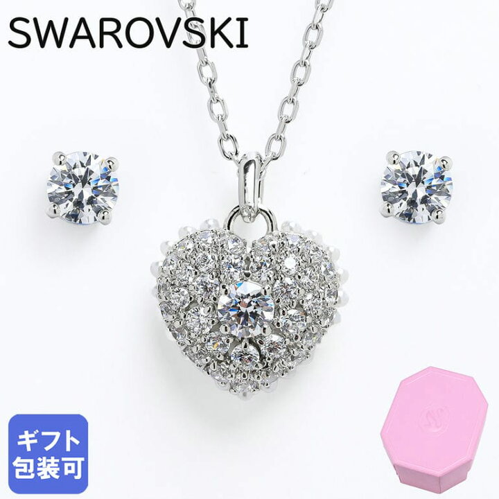 楽天市場】スワロフスキー SWAROVSKI ネックレス ピアス セット 2024SS  