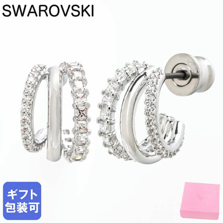 楽天市場】スワロフスキー SWAROVSKI ピアス 2026SS Hyperbola フープ 