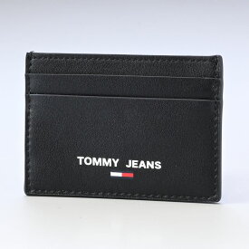 【10%OFF】【名入れ可有料】トミーヒルフィガー TOMMY HILFIGER カードケース 名刺入れ TOMMY JEANS メンズ ブラック AM0AM10416 BDS BK 箔押し名入れ 【スペシャルラッピングB対応(別売り)】