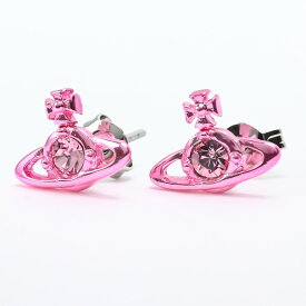 ヴィヴィアンウエストウッド Vivienne Westwood ピアス ナノソリティアピアス ピンク｜ アクセサリー