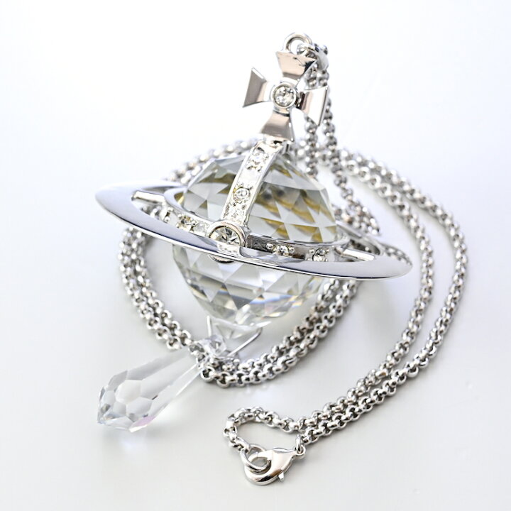 クリアブルー】Vivienne Westwood オーブネックレス クリア 