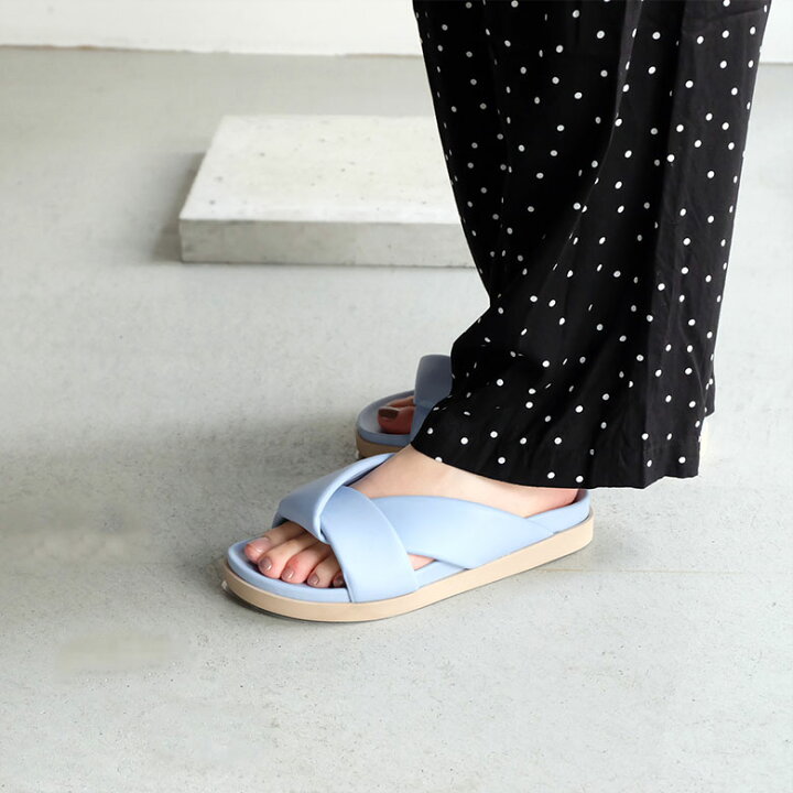 楽天市場】FABIO RUSCONI ファビオルスコーニ 厚底 フラット サンダル  