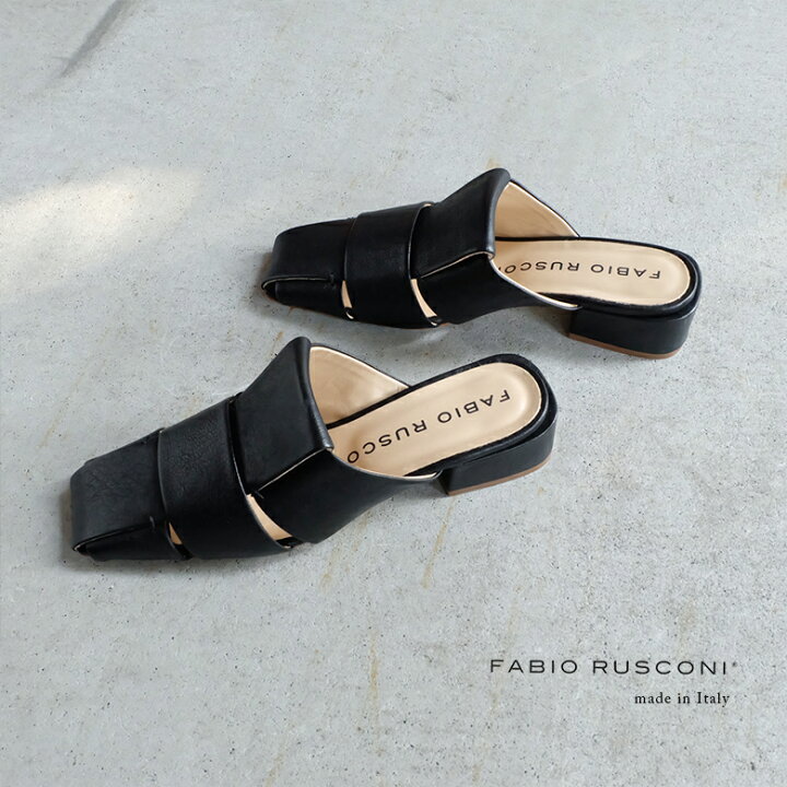 楽天市場】FABIO RUSCONI ファビオルスコーニ グルカ ミュール  