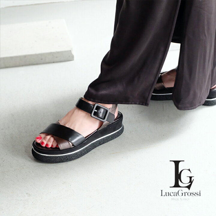 楽天市場】Luca Grossi ルカグロッシ サンダル アンクルベルト  