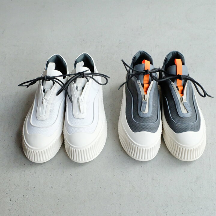 楽天市場】MANA マナ レディース スニーカー 白 グレー ブロック  